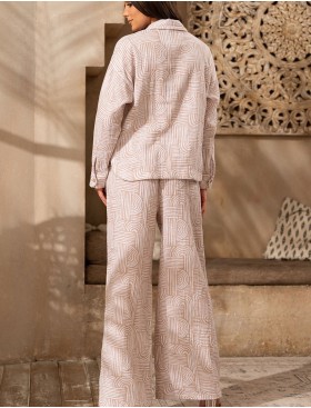 Комплект из рубашки и брюк Mia-Amore AMBER 5796, Цвет: бежевый, Размеры: XL, изображение 2