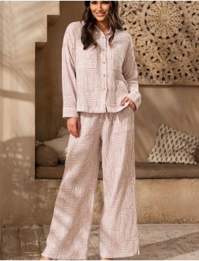 Комплект из рубашки и брюк Mia-Amore AMBER 5796, Цвет: бежевый, Размеры: XL, изображение 3