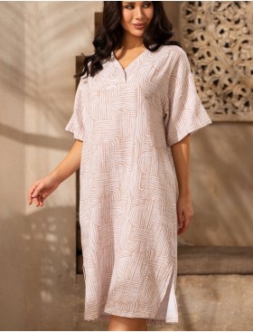 Длинная туника Mia-Amore AMBER 5798, Цвет: бежевый, Размеры: S/M