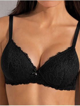 Бюстгальтер пуш-ап без косточек Sielei ALLURE 2676 nero, Цвет: nero (черный), Размеры: 75B