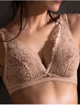 Кружевной бралетт без косточек Sielei ALLURE 2678 cipria, Цвет: cipria (телесный), Размеры: 75B
