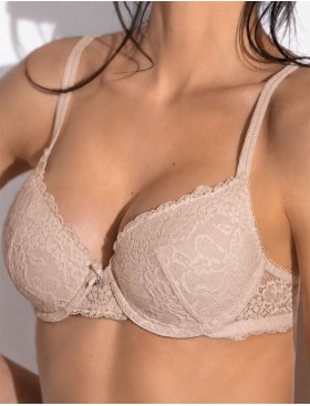 Бюстгальтер формованный кружевной Sielei ALLURE 2684 cipria, Цвет: cipria (телесный), Размеры: 75C