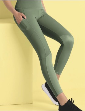 Леггинсы с карманами Sielei AKTY AT04 verde militare, Цвет: verde militare (хаки), Размеры: S