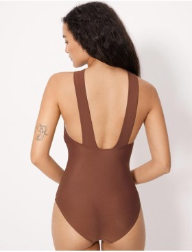 Совместный купальник Ysabel Mora CALETA 83472 коричневый, Цвет: коричневый, Размеры: 85B, изображение 2