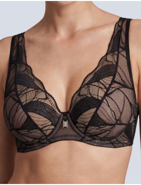 Кружевной бюстгальтер Alles RICH ENOUGH M Plus Bralette черный, Цвет: черный, Размеры: 95C