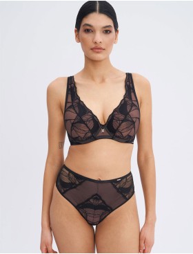 Кружевной бюстгальтер Alles RICH ENOUGH M Plus Bralette черный, Цвет: черный, Размеры: 95C, изображение 3