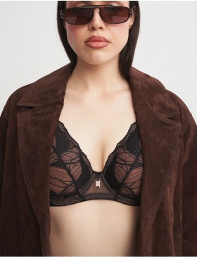 Кружевной бюстгальтер Alles RICH ENOUGH M Plus Bralette черный, Цвет: черный, Размеры: 95C, изображение 8