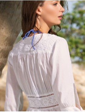 Короткая туника на завязках Mia-Amore ARGENTINA 6894, Цвет: белый, Размеры: M, изображение 4