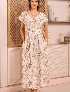 Длинное платье-рубашка Mia-Amore DORIN 5655, Цвет: мультицвет, Размеры: 2XL