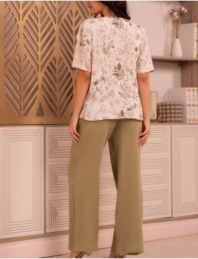 Комплект из хлопка-муслина Mia-Amore DORIN 5656, Цвет: мультицвет, Размеры: 2XL, изображение 2