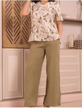 Комплект из хлопка-муслина Mia-Amore DORIN 5656, Цвет: мультицвет, Размеры: 2XL, изображение 4