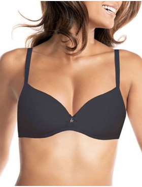 Бюстгальтер на поролоне Sielei NATURAL COTTON 1428 nero, Цвет: nero (черный), Размеры: 70C