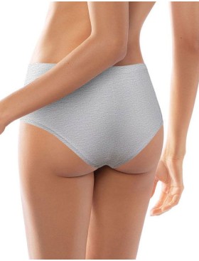 Трусы брифы хлопковые Sielei NATURAL COTTON 1441 grigio melange, Цвет: grigio melange (серый), Размеры: XS, изображение 2