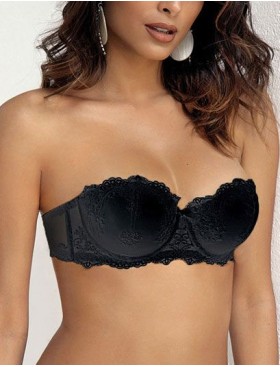 Бюстгальтер фашия с пуш-ап Sielei GLAM 1948 nero, Цвет: nero (черный), Размеры: 75B