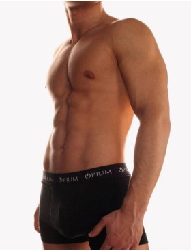 Мужские трусы боксеры Opium R07 черный, Цвет: черный, Размеры: S