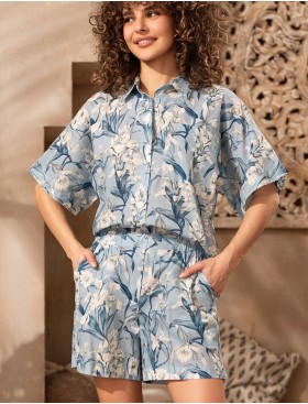 Комплект из рубашки и шорт Mia-Amore EIDAN 5735, Цвет: мультицвет, Размеры: L, изображение 3