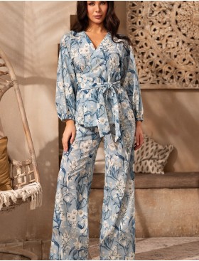 Комплект из принтованного хлопка Mia-Amore EIDAN 5738, Цвет: мультицвет, Размеры: 2XL