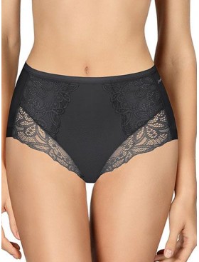 Высокие трусы с кружевом Janira BELLA BEST COMFORT 1032131 CAREY black, Цвет: black (черный), Размеры: M