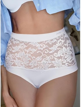 Высокие трусы слипы Janira ANGIE High Slip 1032370 white, Цвет: white (белый), Размеры: M
