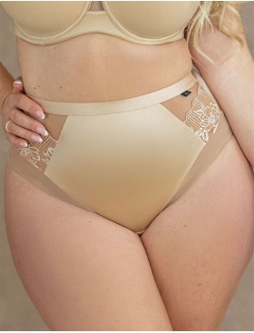 Высокие трусы Kris Line FIORE high waist телесный, Цвет: телесный, Размеры: 2XL