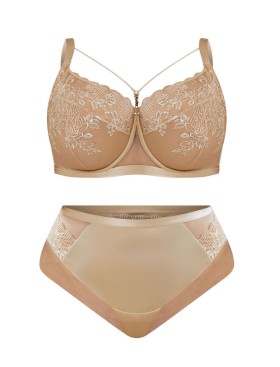 Бюстгальтер с подкроем Kris Line FIORE soft full cup телесный, Цвет: телесный, Размеры: 70G, изображение 5