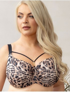 Бюстгальтер купальный Kris Line MAUI soft full cup, Цвет: леопард, Размеры: 70G, изображение 3