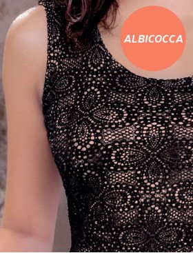 Ажурная кружевная майка Leilieve EMBRACE C8703 albicocca, Цвет: albicocca (абрикос), Размеры: M, изображение 2