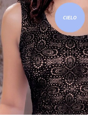 Ажурная кружевная майка Leilieve EMBRACE C8703 cielo, Цвет: cielo (голубой), Размеры: M, изображение 2