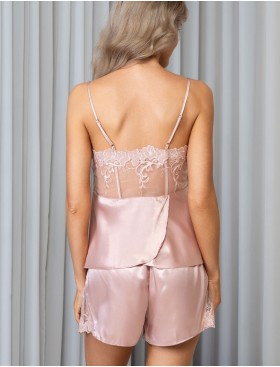 Пижама с кружевной спинкой Mia-Amore ANABELLA 4822 пудра, Цвет: пудра, Размеры: 2XL, изображение 2