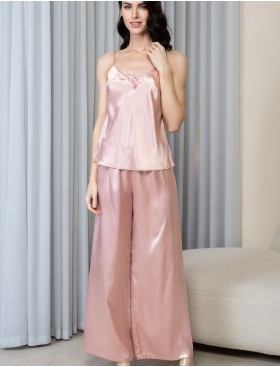 Комплект-тройка шелковый Mia-Amore ANABELLA 4826 пудра, Цвет: пудра, Размеры: 2XL, изображение 3