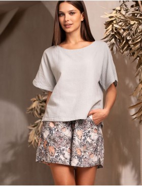 Комплект из хлопкового муслина Mia-Amore DAISY 5822, Цвет: мультицвет, Размеры: 2XL