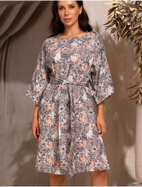 Туника из принтованного муслина Mia-Amore DAISY 5823, Цвет: мультицвет, Размеры: L/XL