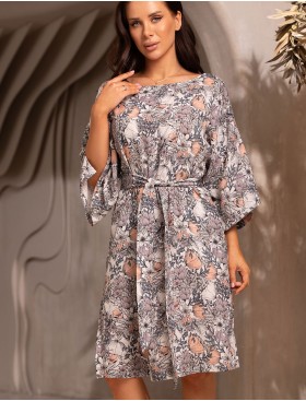 Туника из принтованного муслина Mia-Amore DAISY 5823, Цвет: мультицвет, Размеры: L/XL, изображение 3