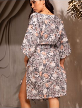 Туника из принтованного муслина Mia-Amore DAISY 5823, Цвет: мультицвет, Размеры: L/XL, изображение 2
