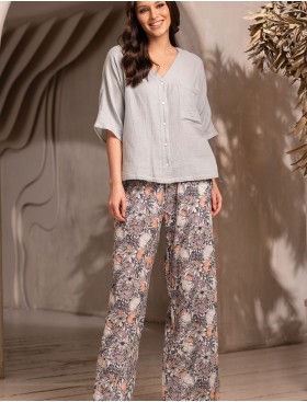 Комплект из хлопкового муслина Mia-Amore DAISY 5826, Цвет: мультицвет, Размеры: 2XL