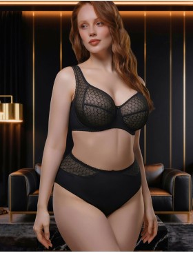 Бюстгальтер с подкроем Mioocchi ОДРИ 8384 nero, Цвет: nero (черный), Размеры: 80C, изображение 4