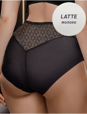 Высокие трусы слипы Mioocchi ОДРИ 8484 latte, Цвет: latte (молоко), Размеры: M, изображение 2
