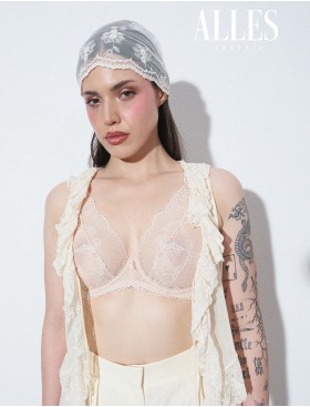 Кружевной бралетт Alles POSH ROUTINE M Bralette телесный, Цвет: телесный, Размеры: 65D, изображение 7