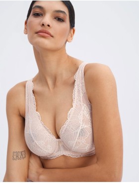 Бюстгальтер на большую грудь Alles POSH ROUTINE M Plus Bralette телесный, Цвет: телесный, Размеры: 65H, изображение 3