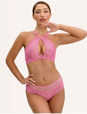 Бюстгальтер холтер Bella Misteria ROSE KISS soft bralette розовый, Цвет: розовый, Размеры: 65B, изображение 4