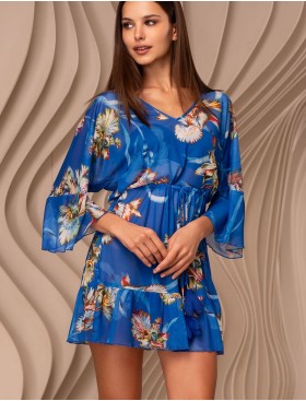 Короткая туника Mia-Amore ANTIGUA 2173, Цвет: синий, Размеры: 2XL/3XL