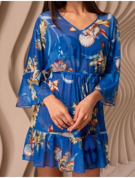 Короткая туника Mia-Amore ANTIGUA 2173, Цвет: синий, Размеры: 2XL/3XL, изображение 4