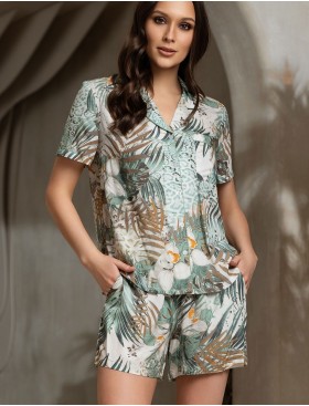 Пижама с шортами Mia-Amore LIANORA 5855, Цвет: мультицвет, Размеры: 2XL