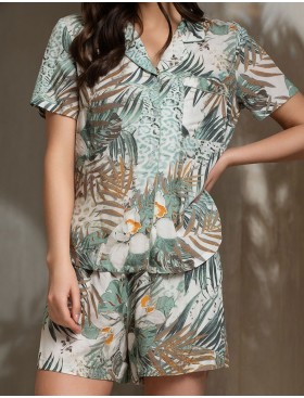 Пижама с шортами Mia-Amore LIANORA 5855, Цвет: мультицвет, Размеры: 2XL, изображение 4