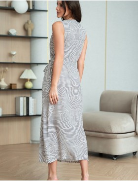 Удлиненное платье-рубашка Mia-Amore ALMA 5874, Цвет: серый, Размеры: 2XL, изображение 2