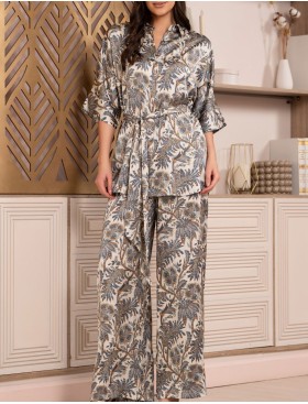 Комплект из смесового шелка Mia-Amore ANITA 4756, Цвет: мультицвет, Размеры: 2XL, изображение 4