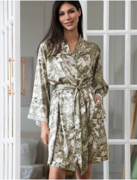 Короткий халат-кимоно Mia-Amore ANTONIA 4973, Цвет: мультицвет, Размеры: 2XL/3XL