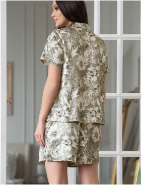 Шелковый комплект с шортами Mia-Amore ANTONIA 4974, Цвет: мультицвет, Размеры: 2XL, изображение 2