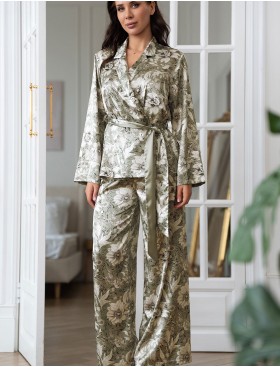 Комплект-тройка из смесового шелка Mia-Amore ANTONIA 4976, Цвет: мультицвет, Размеры: 2XL