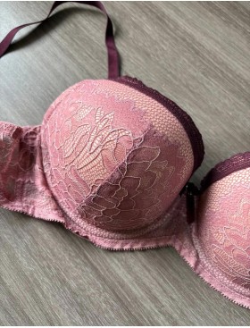Бюстгальтер балконет пуш-ап Nipplex ZOE DOUBLE P-UP, Цвет: пудра, Размеры: 70F, изображение 3